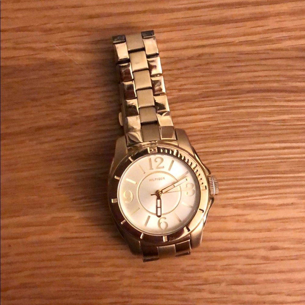 Tommy Hilfiger gold watch